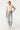 Selena Mid Waist Arch Jeans - Light Grey L01