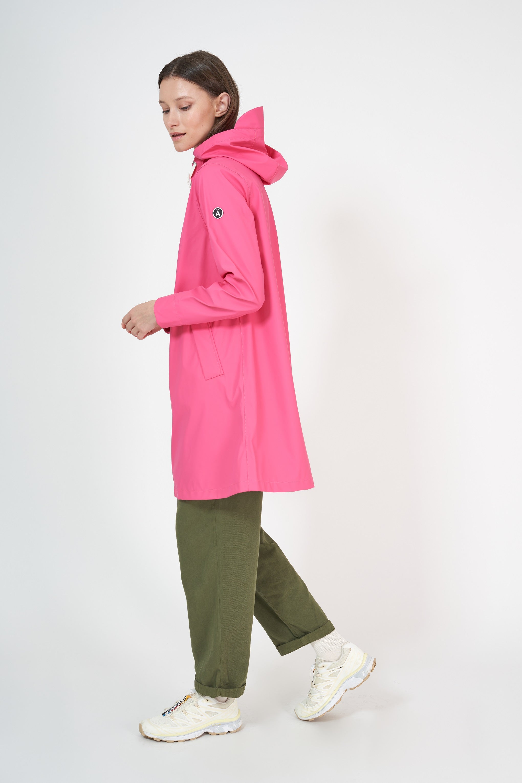 Waterproof Rain Coat - Nuovola - Hot Pink