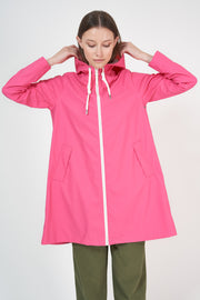 Waterproof Rain Coat - Nuovola - Hot Pink