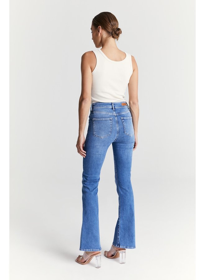 Matilda - Pantalon - Bleu Moyen - L30