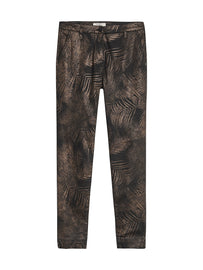 Trousers with jacquard all-over print